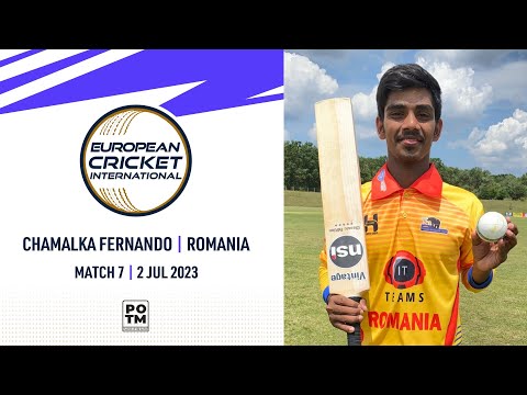 POTM: C.Fernando - CRO vs ROM | Highlights | FanCode ECI Sweden | 2 July 2023 | ECI23.082