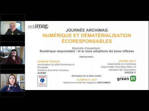 Keynote d'ouverture - Numérique responsable, adoptons les bons réflexes - Journée Archimag 2023