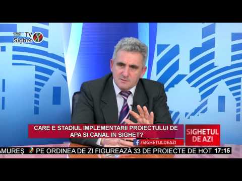Sighetul de azi 15 dec 2015 - Stadiul proiectului de apa si canal in Sighet