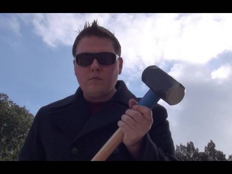 SLEDGE HAMMER TO THE PS3!!