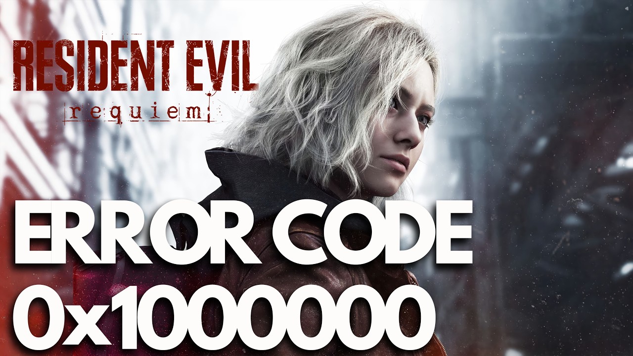 Resident Evil Requiem Error Code 0x1000000 Crash On PC FIX🎮