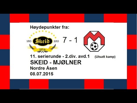Høydepunkter og intervjuer fra Skeid - Mjølner 08.07.2015