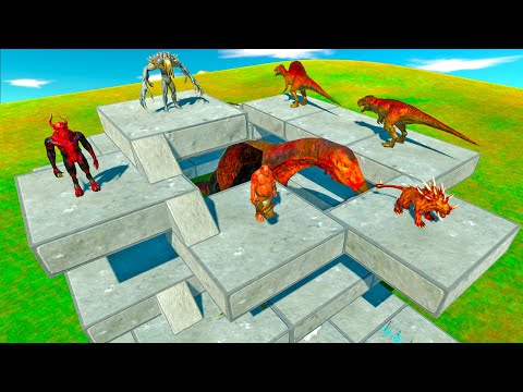 FPS Avatar Raid On a Fortress Protected by Different Units - Animal Revolt Battle Simulator