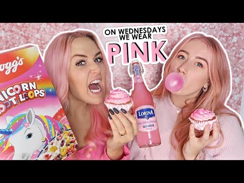 Spiser PINK mad i 24 timer CHALLENGE m. Louise Hjort!