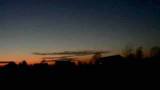 preview picture of video 'PKP train ride near Bialystok with evening sky I - 2012-01'