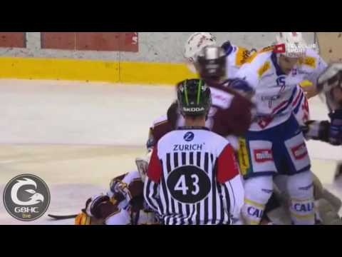 Geneve Servette Kloten Fight - Picard Uppercut :D
