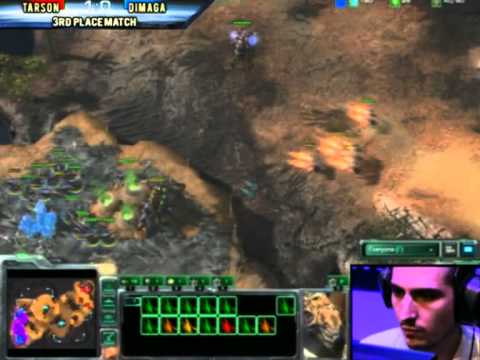 Tarson vs. DIMAGA 2/4 - Starcraft 2 IEM game 3rd place - gamescom 2010
