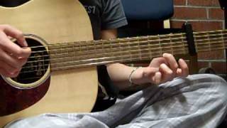 Owl City - The Saltwater Room guitar tutorial / lesson Part 1 (accurate notes)