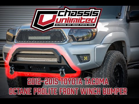 2012-2015 TOYOTA TACOMA OCTANE PROLITE FRONT WINCH BUMPER
