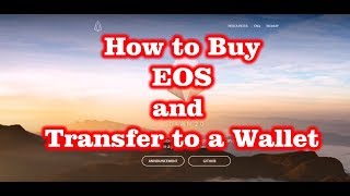 How to Buy EOS (via Gate.IO) and Transfer to Exodus Wallet