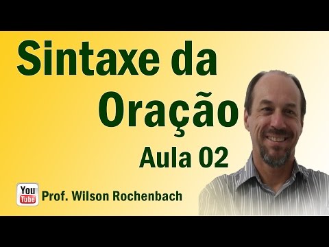 Sintaxe da Oração - Aula 02 (Termos Essenciais: Sujeito e Predicado)