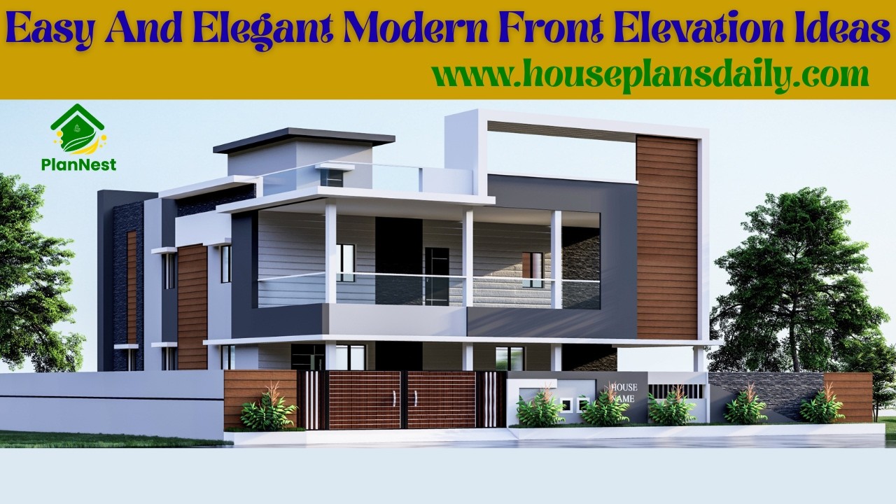 Easy and Elegant Modern Front Elevation Ideas| Simple & Stylish Home Exterior Designs