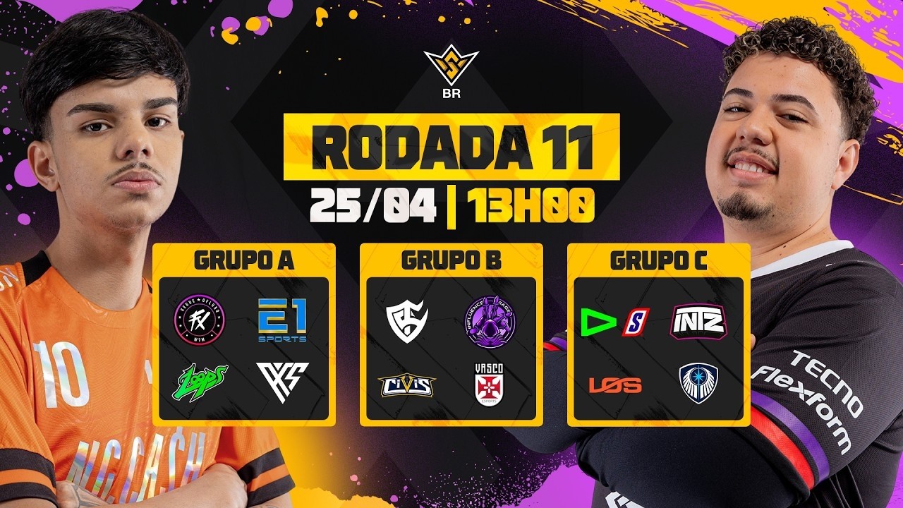 🚨FFWS BR 🏆 RODADA 13 - GRUPOS X, Y e Z | FREE FIRE AO VIVO🚨 #freefire