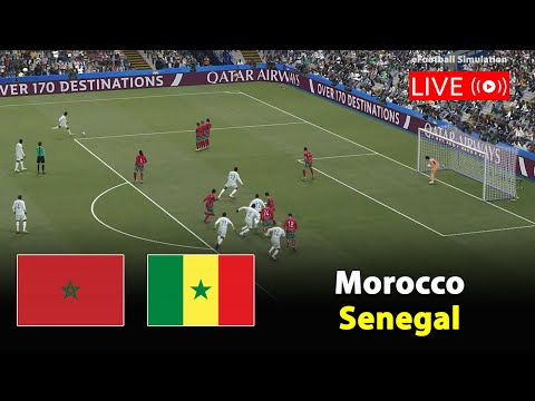 🔴Live- Morocco vs Senegal Final | AFCON 2026 Match | PES21 Game Simulation