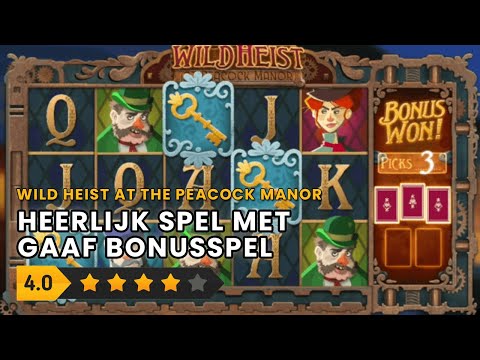 Gokkast Review: Wild Heist at the Peacock Manor (Thunderkick)