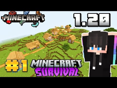 EPIC search for village in Minecraft 1.20 Pocket Edition 😈🔥