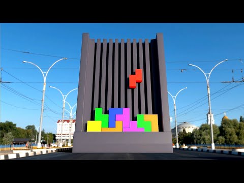 Giant TETRIZ on the Road