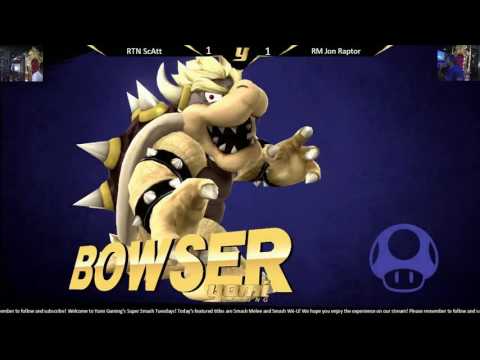 (5/10/16) Winner's Finals: RTN Scatt vs. RM Jon Raptor - Smash Wii-U, Singles