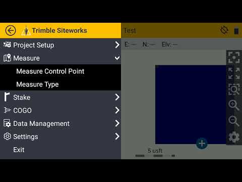 Trimble Siteworks how to: Key in Control Points