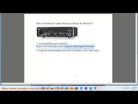 Download & update Behringer Drivers for Windows 11/10/8/7