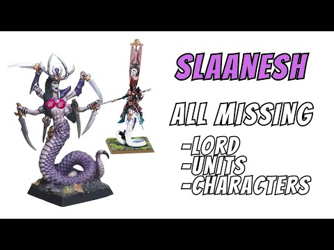 All Missing SLAANESH Lords, Heroes, Characters and Units | Total War Warhammer 3
