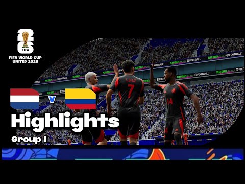Netherlands vs Colombia Highlights | FIFA World Cup United 2026 | Simulation