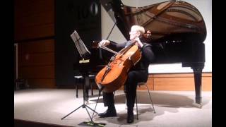 Ioana Meier-Ostafi: Free Improvisation for Cello on Theme of G. Enescu