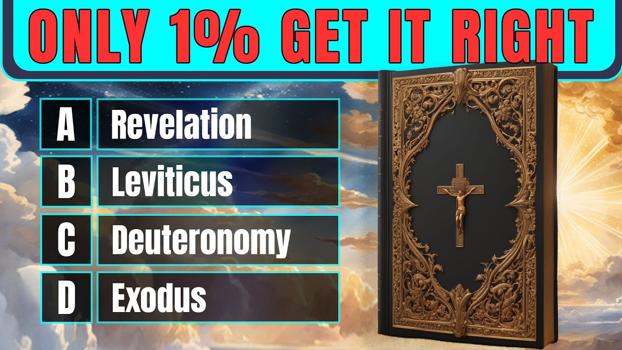 25 BIBLE QUESTIONS TO TEST YOUR BIBLE KNOWLEDGE - Easy Moderate Hard | The Bible Quiz