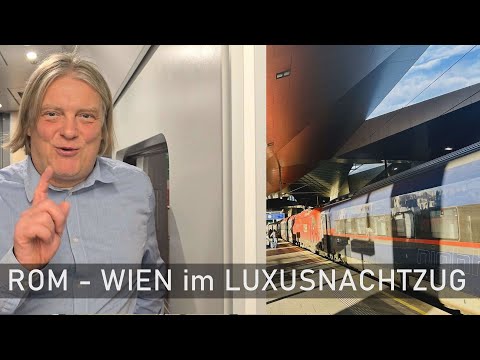 Nachtzug Rom-Wien: in der Luxuskabine comfort plus im neuen Nightjet der ÖBB