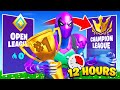 I played ARENA for 12 HOURS STRAIGHT! (Fortnite)