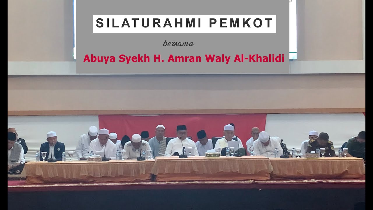 Pemkot Gorontalo Silaturahmi bersama Abuya Syekh H. Amran Waly Al-Khalidi