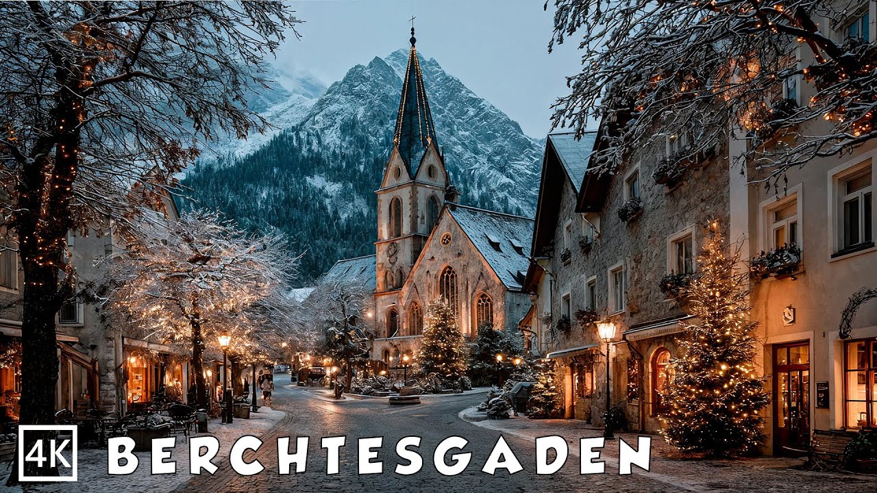 Berchtesgaden Germany After Christmas 2025 – Magical Winter Wonderland 4K