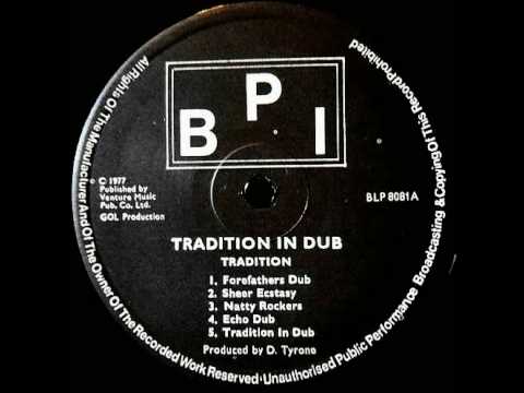 DUB LP- TRADITION IN DUB - TRADITION - Bunkey Rocker