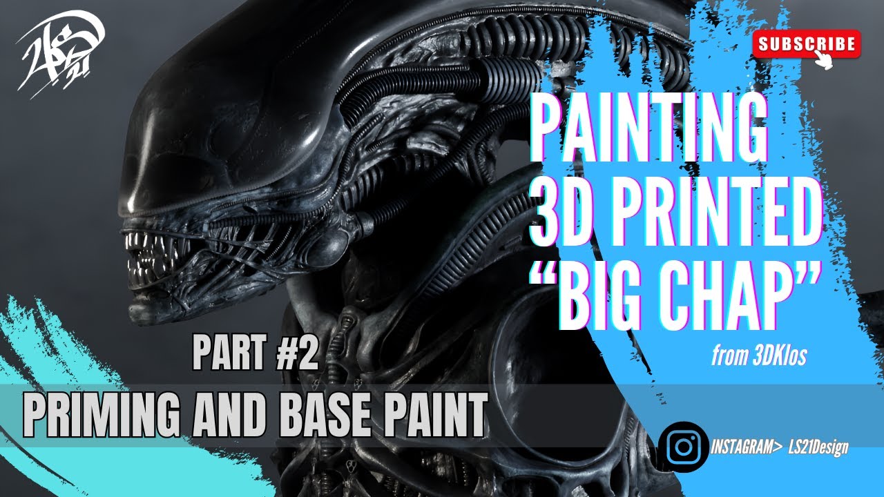 Painting 3D Printed ALIEN 1979 