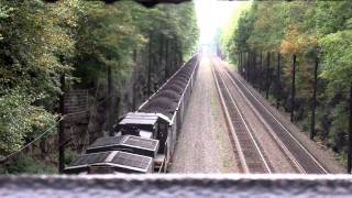preview picture of video 'Railfanning Cassandra, PA: Ex-Conrails, BNSF Power, and Meets!'