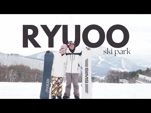 Life in Japan | ryuoo ski park 🏂  what to eat, snowboard for beginners (ep 23)