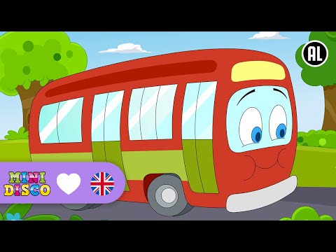 THE WHEELS ON THE BUS | Songs for Kids | Nursery Rhymes | Mini Disco