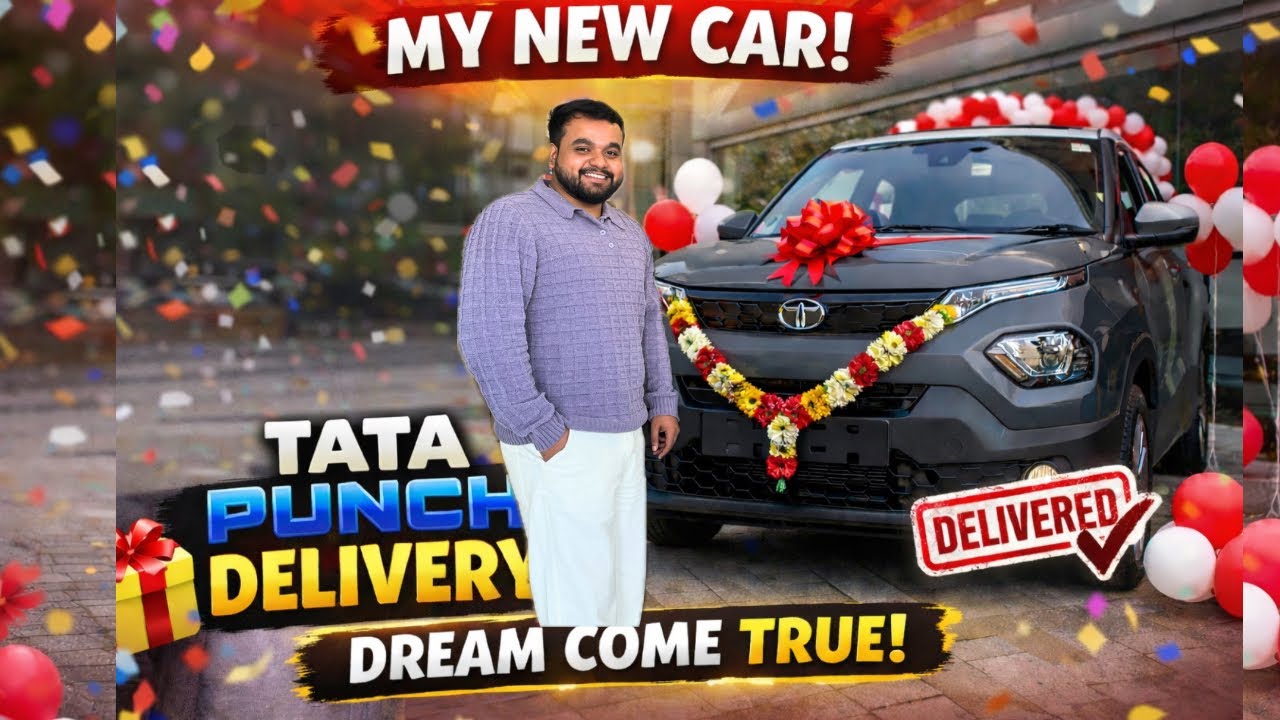 Finally Dream Came True ❤️ | Tata Punch New Car Delivery | First Tata Punch New Car Delivery 2026