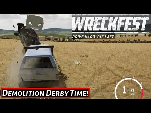 Demolition derby, oval and Figure 8 destruction! Wreckfest Ep48 online multiplayer PC - Xbox - PS4