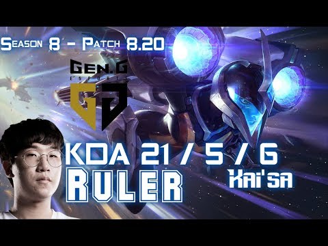GEN Ruler KAI'SA vs LUCIAN ADC - Patch 8.20 KR Ranked