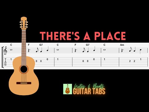 The Beatles- There's A Place GUITAR TAB