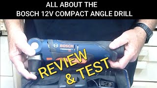 Bosch 12V Compact Variable Speed Cordless Angle Drill - Review & Test