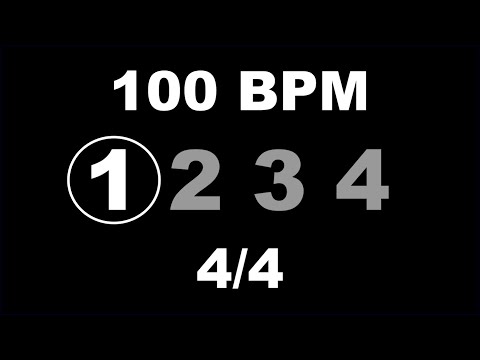 100bpm 4/4 - Metronome / Click Track / Timing / Practice - 10 Minutes