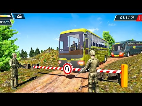 /Army Bus Bus Driver: Bus Games 2021:level 1: