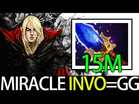 EPIC Invoker by Miracle Dota GG End Fast 15M Scepter Top MMR Player