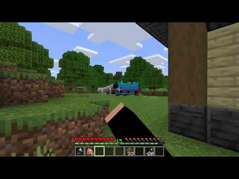 Spider-Spongebob vs Worm Thomas Train in Minecraft - Coffin meme