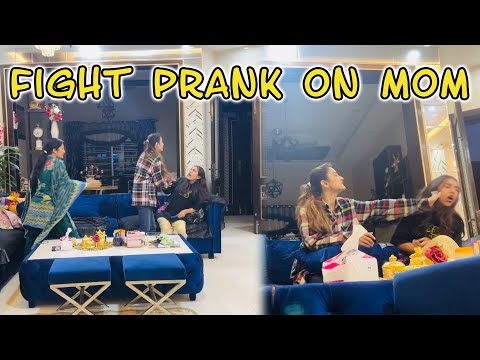 Slapped her to see mom’s reaction | Prank on mom | Hira Faisal
