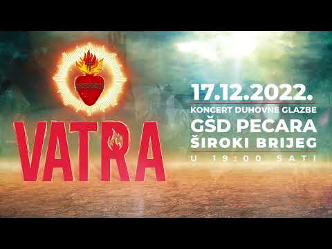 Vatra  - Koncert duhovne glazbe 17.12.2022. - Najava