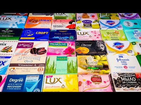 Opening Unboxing Unpacking Boxed Soaps Only 🖤 ASMR International Soap Haul 🖤 Unwrapping Relaxation