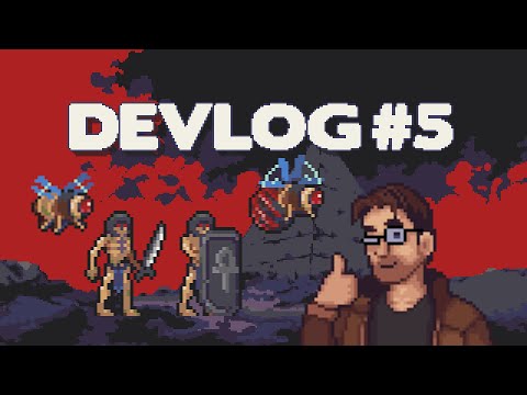 DevLog 5 - Présentation de 4 ennemis dans GODSCALE, roguelike indie en pixel art #indiegame #games